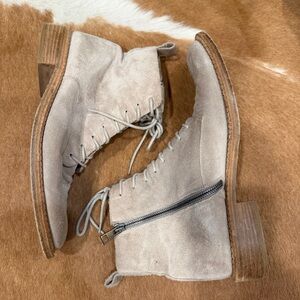 Vince cabria suede lace up boots